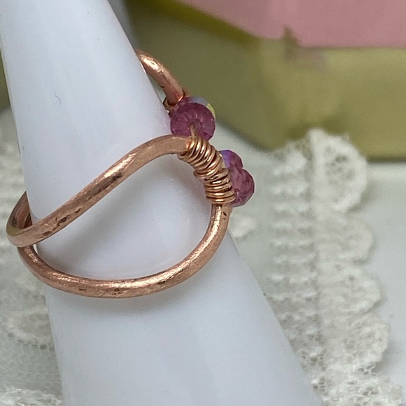 Handmade copper ring - Picture 5 of 5